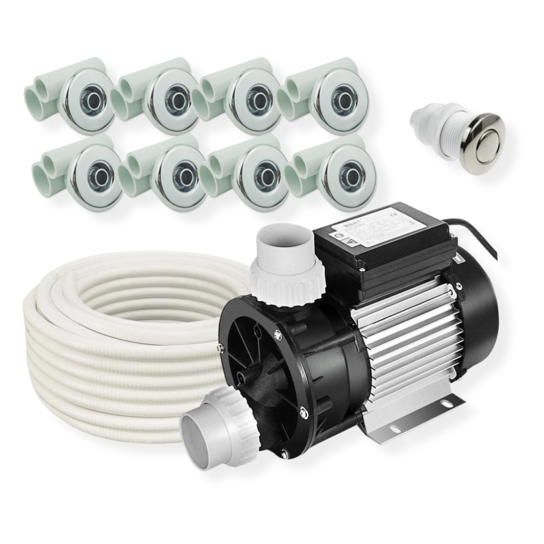 Hydromassage-system-for-tub-1.1kW-with-8-nozzles
