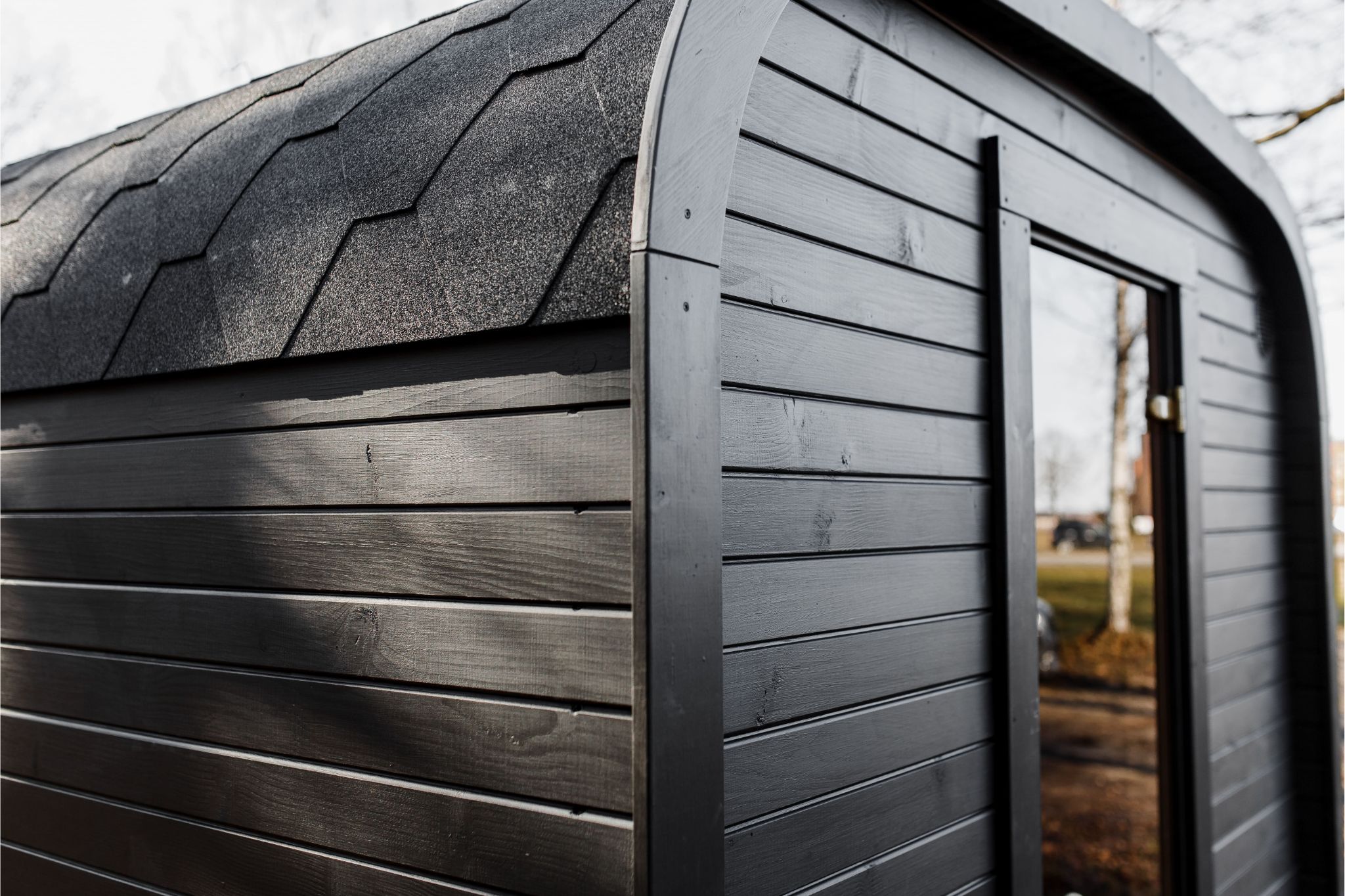 Sauna CUBE 3,5M s predsieňou - 1 Sauna CUBE 3,5M s predsieňou