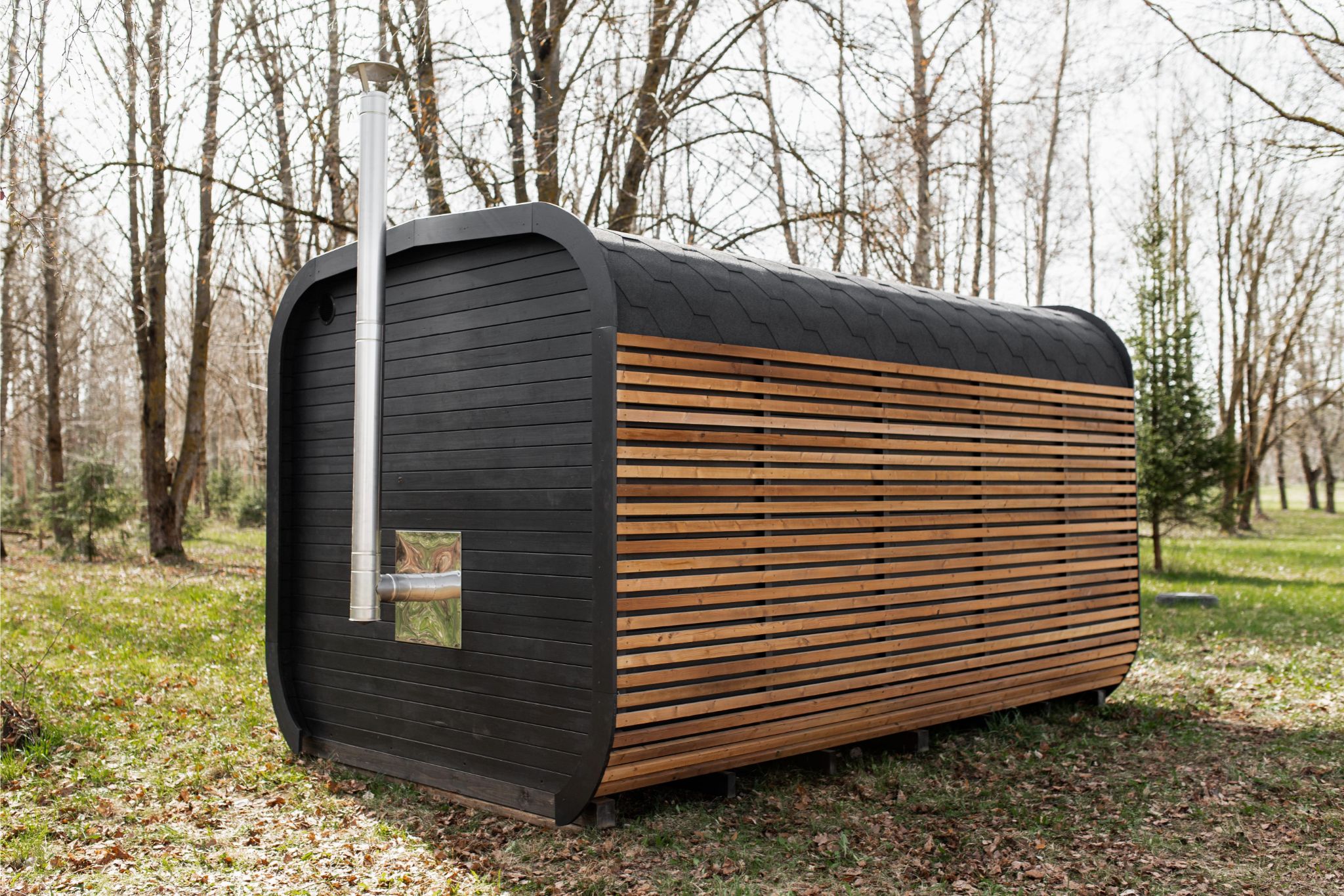 Sauna CUBE 3,5M s predsieňou - 1 Sauna CUBE 3,5M s predsieňou