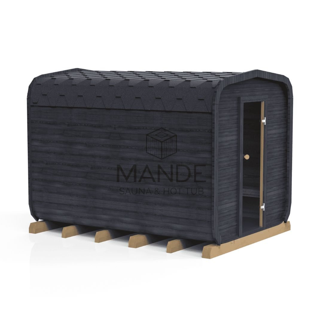 Sauna CUBE 3,5M s predsieňou - 1 Sauna CUBE 3,5M s predsieňou