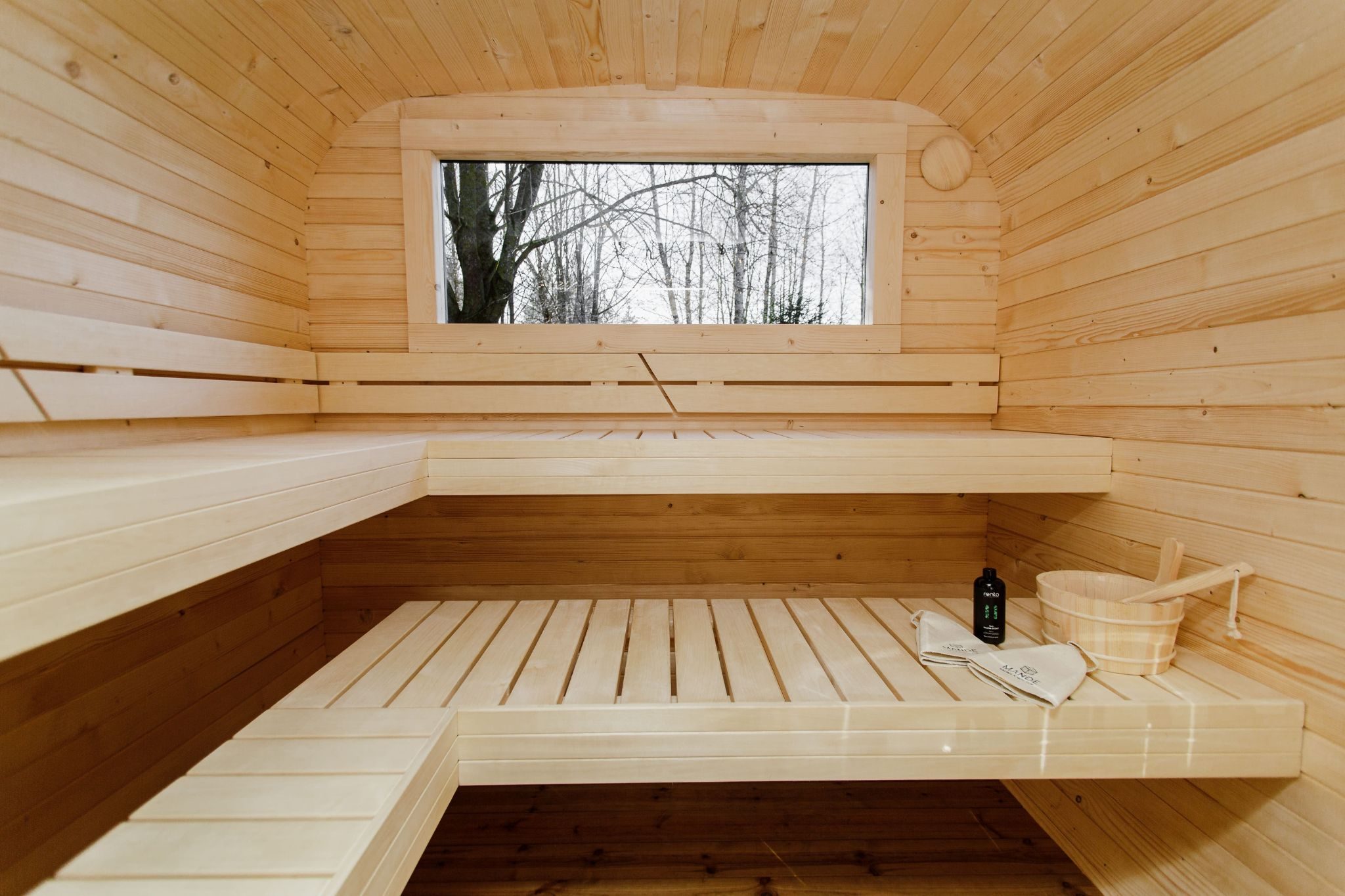 Sauna CUBE 3,5M s predsieňou - 2 Sauna CUBE 3,5M s predsieňou