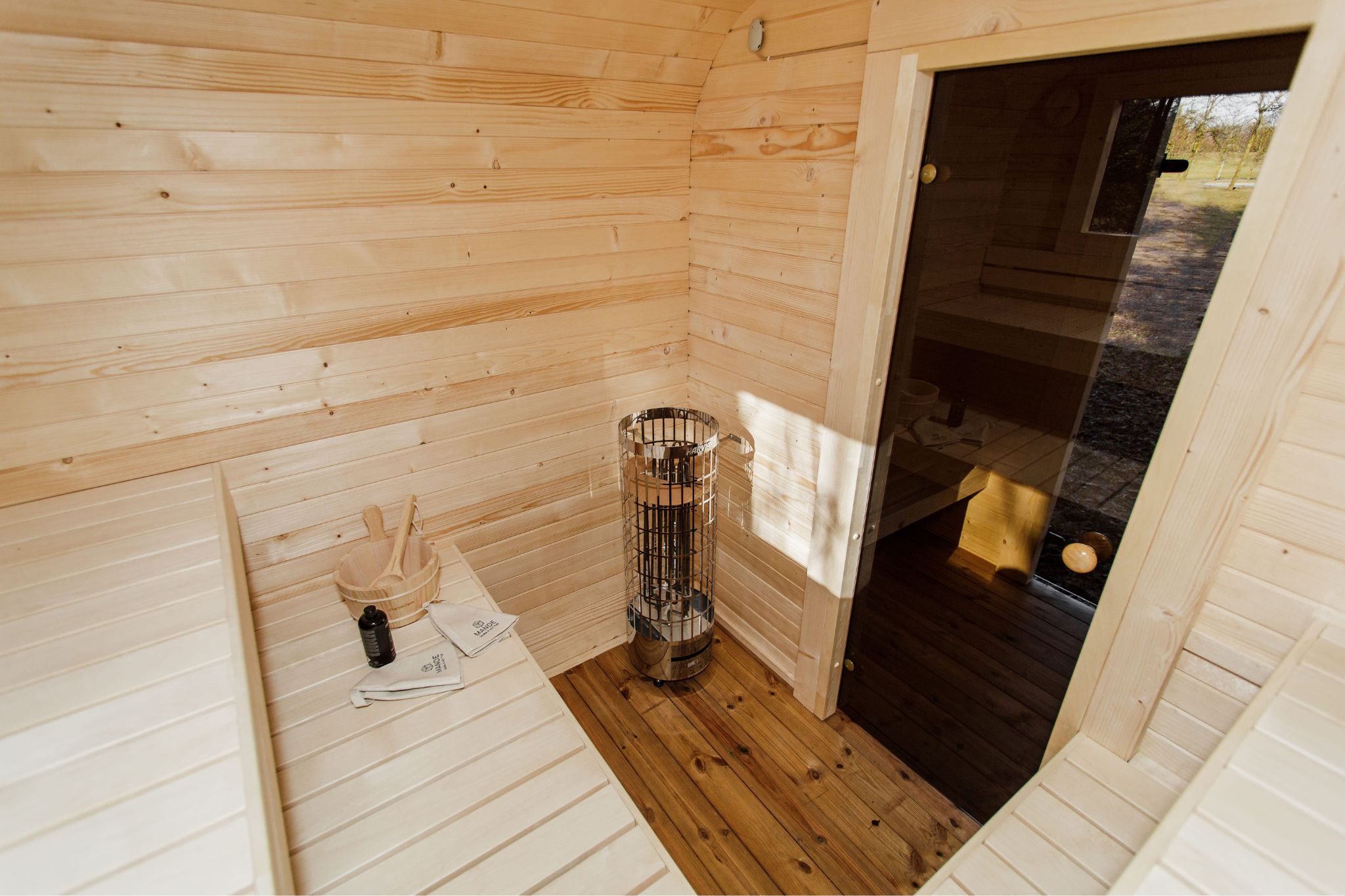 Sauna CUBE 3.5M s predsieňou - 7 Sauna CUBE 3,5M s predsieňou