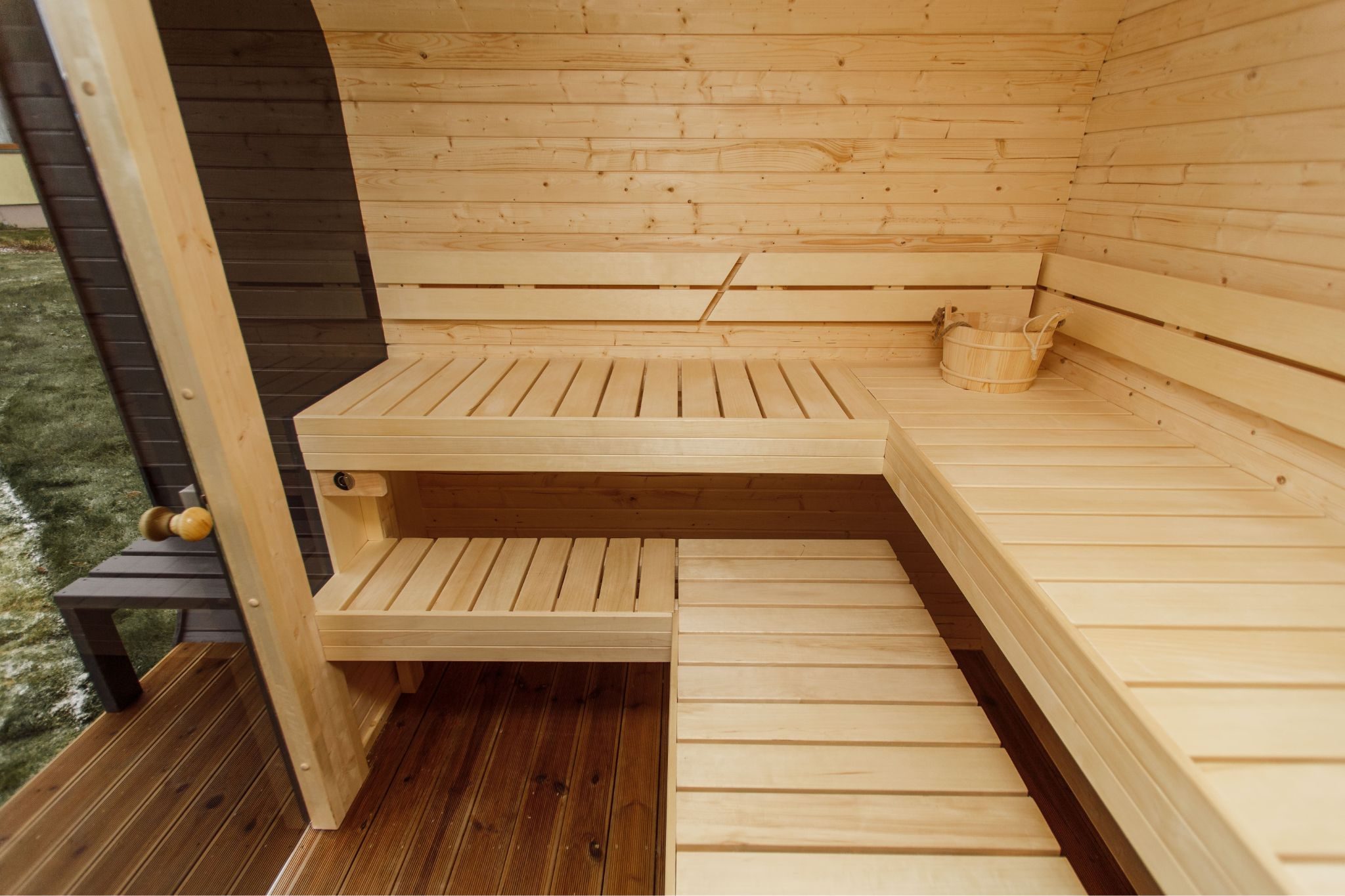 Sauna CUBE 3M s terasou - 14 Sauna CUBE 3M s terasou