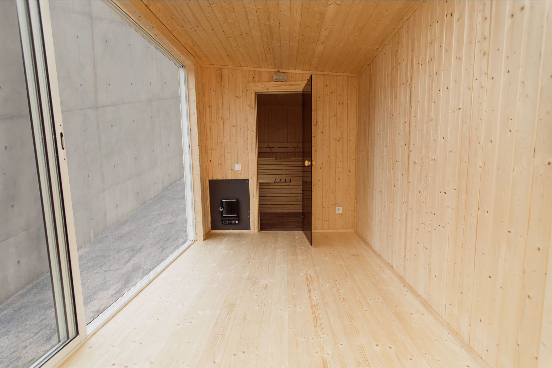 Izolovaná rámová sauna 235×600 - 10