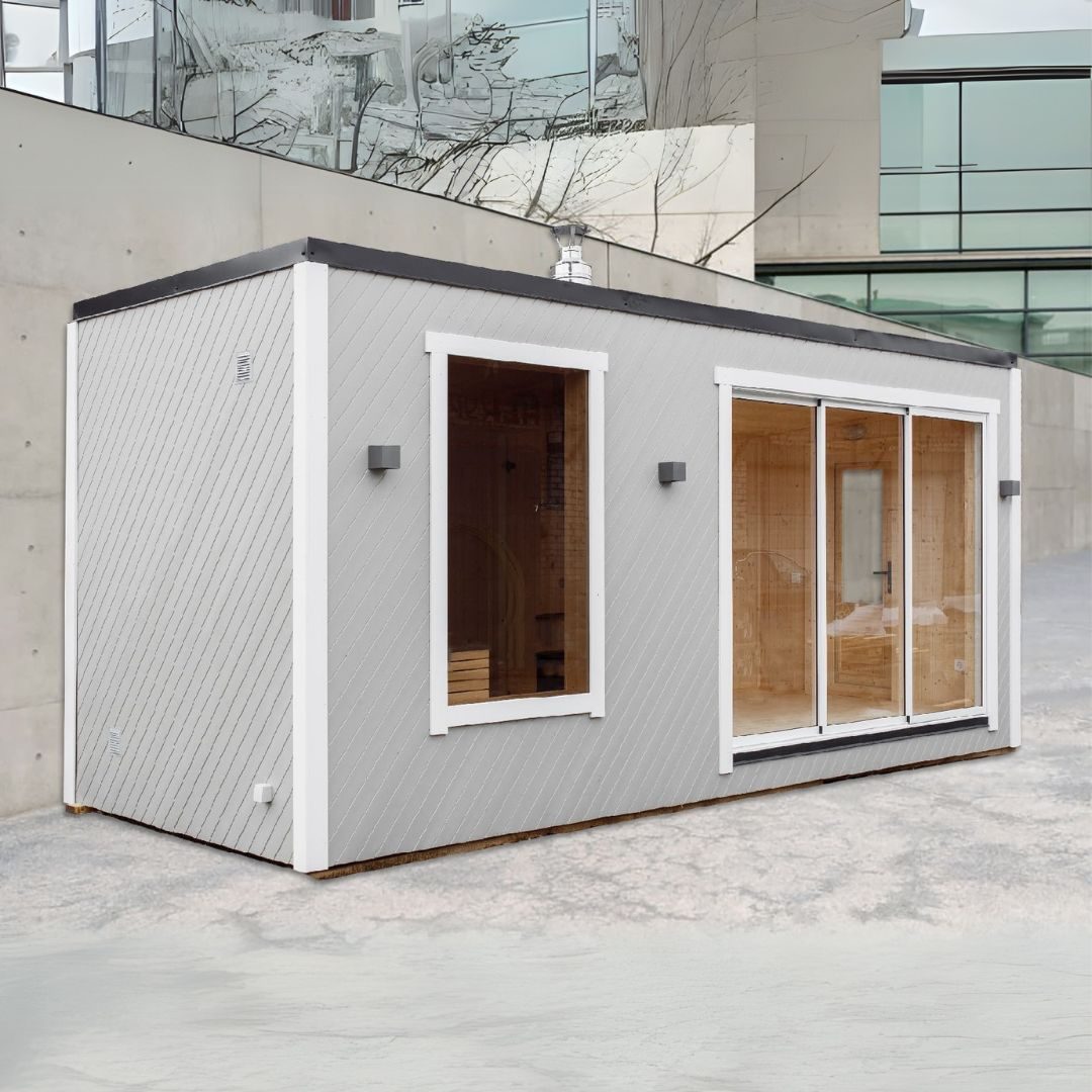 Izolovaná rámová sauna 235×600 - 12