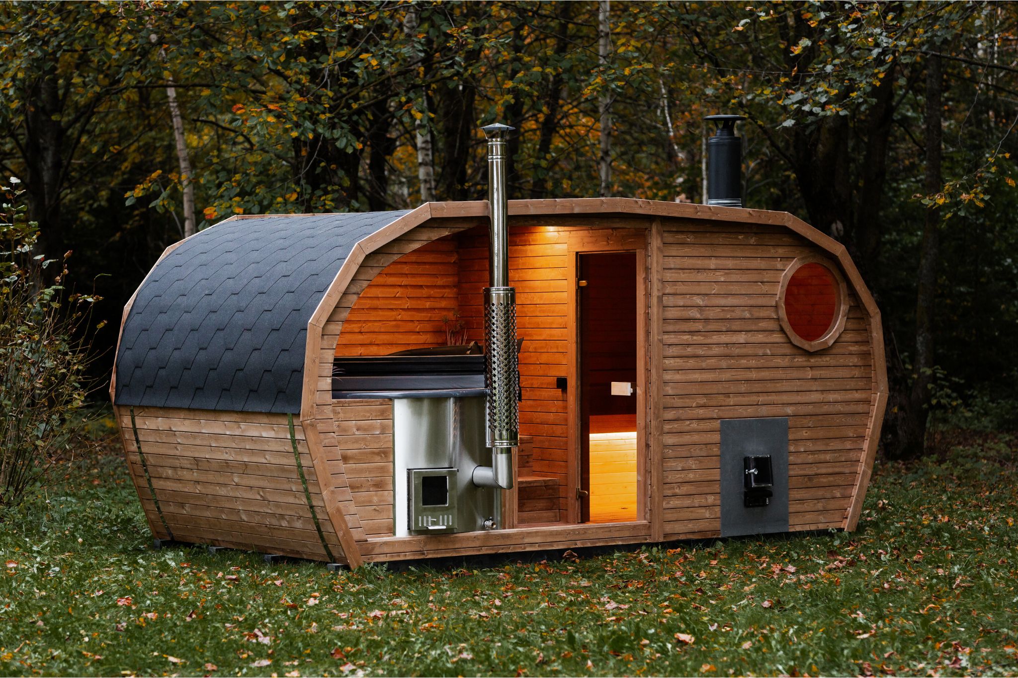 Sauna Oasis + vírivka 2v1