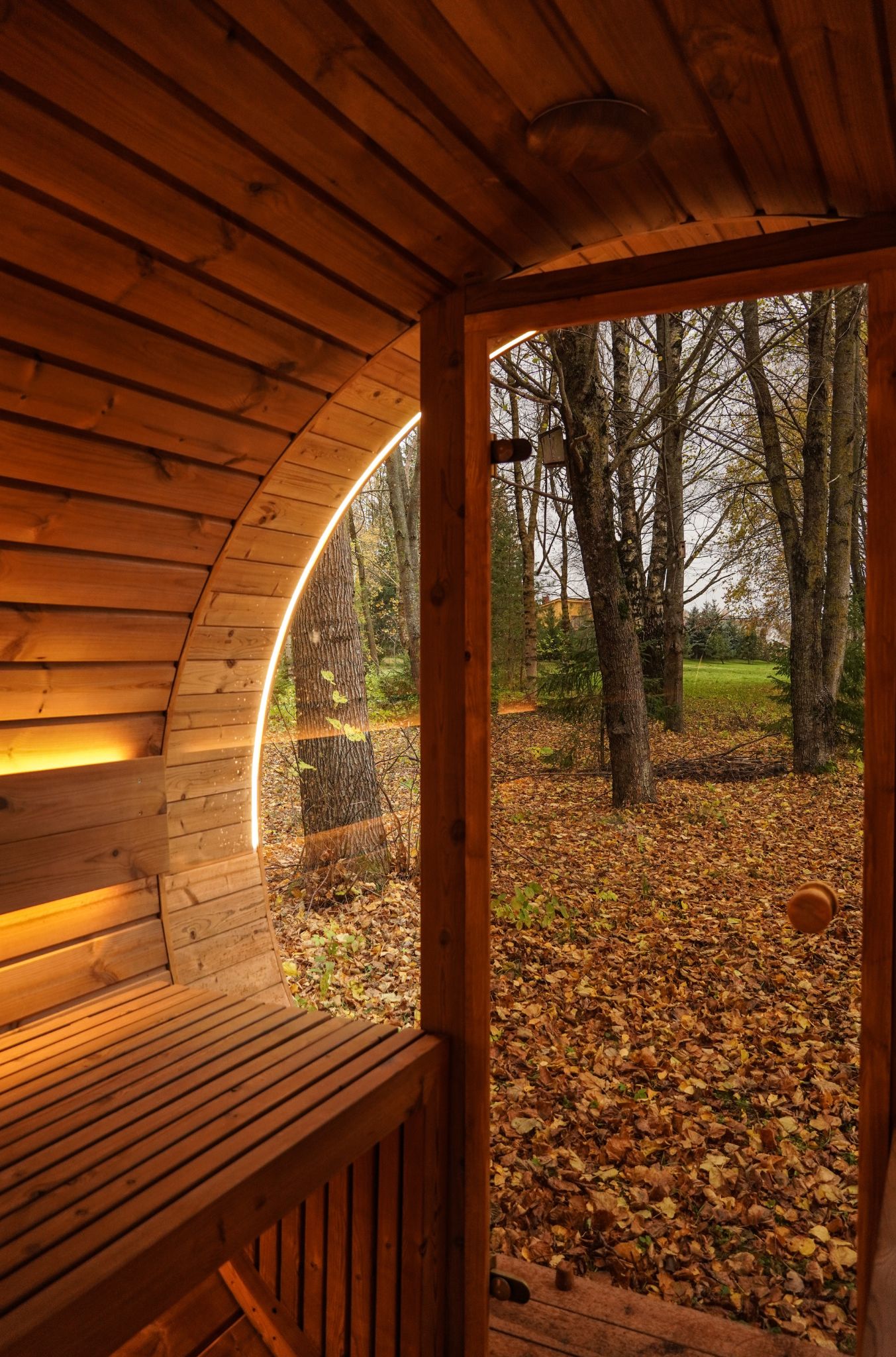 Okrúhla sauna 2.6M – Termodrevo - 20