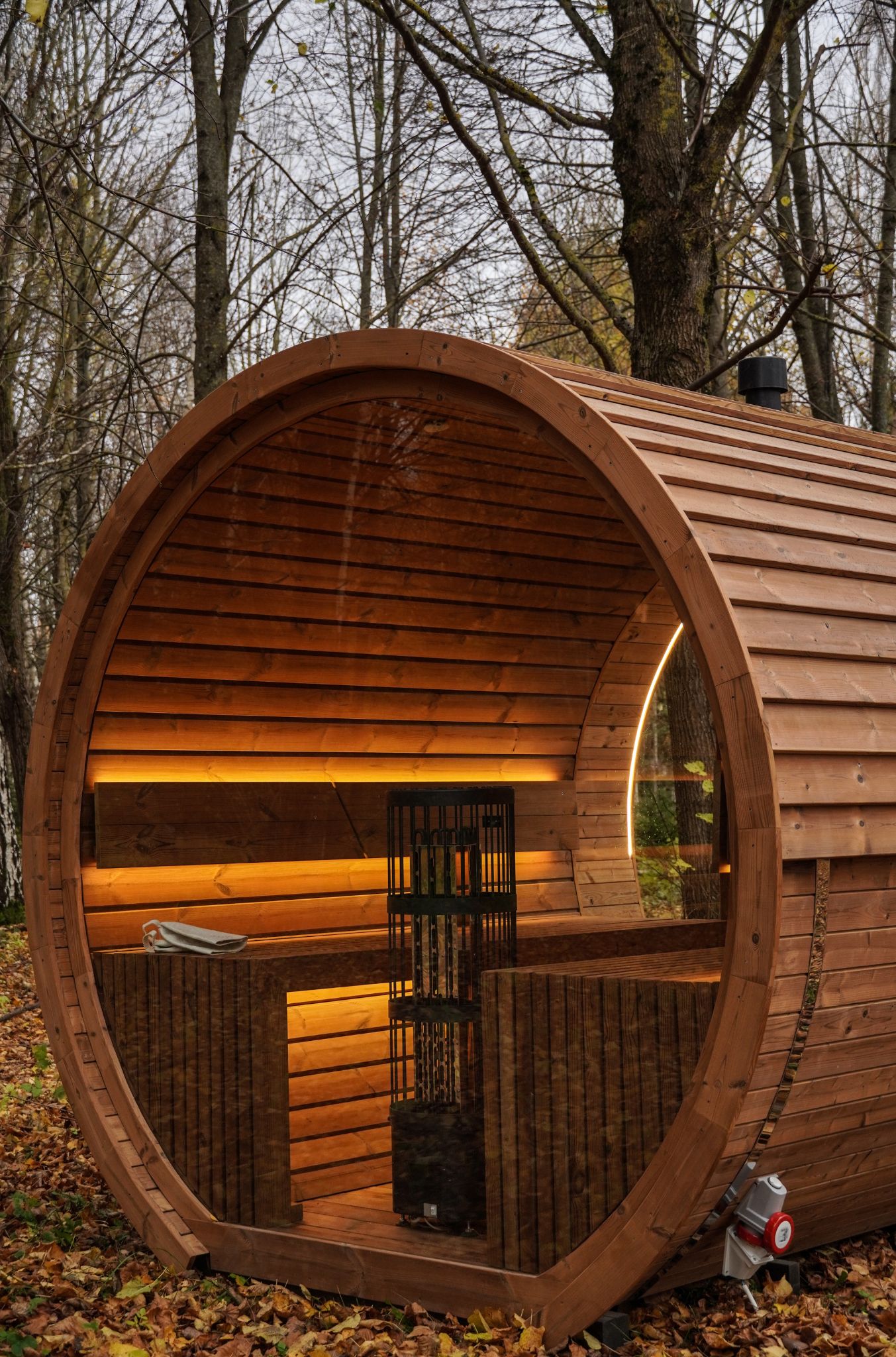 Okrúhla sauna 2,6M - Termodrevo - 7