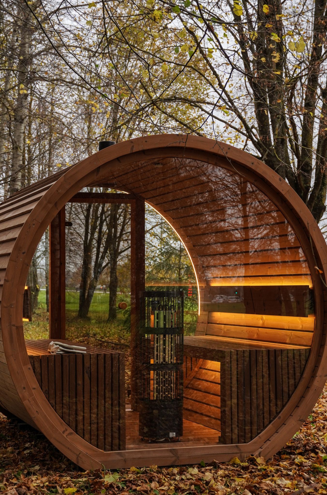 Okrúhla sauna 2.6M – Termodrevo - 8