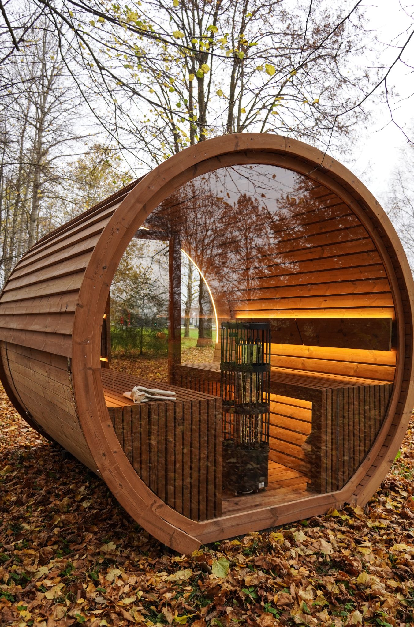 Okrúhla sauna 2,6M – Termodrevo - 9