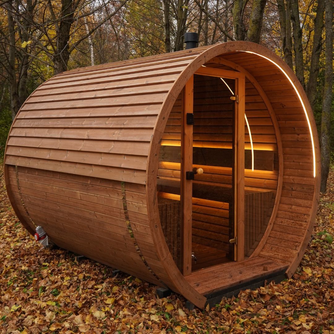 Okrúhla sauna 2.6M – Termodrevo - 1 Okrúhla sauna 2,6M – Termodrevo