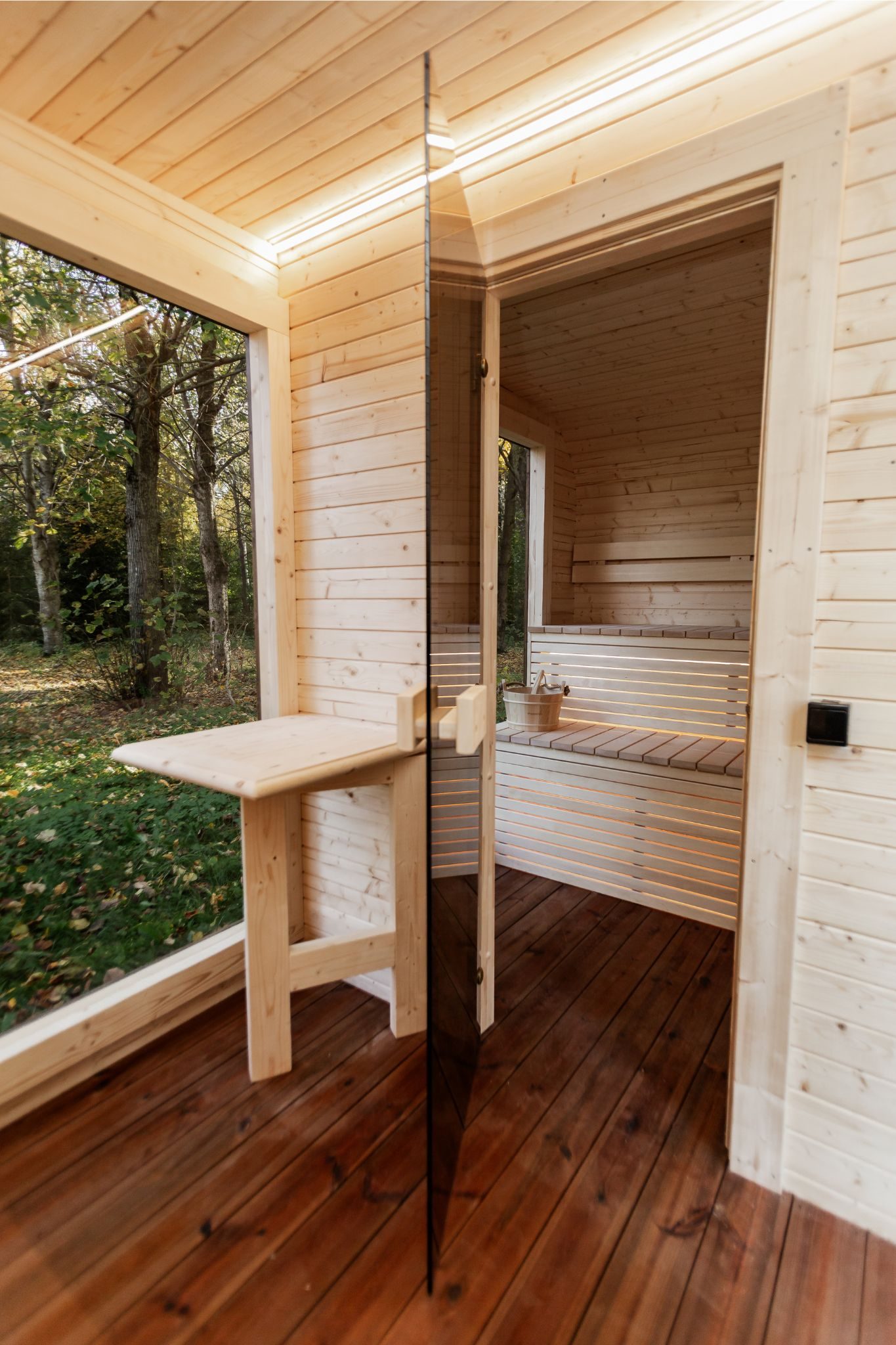 Sauna LUX REVERSE s predsieňou 245×400 - 16 Sauna LUX REVERSE s predsieňou 245×400