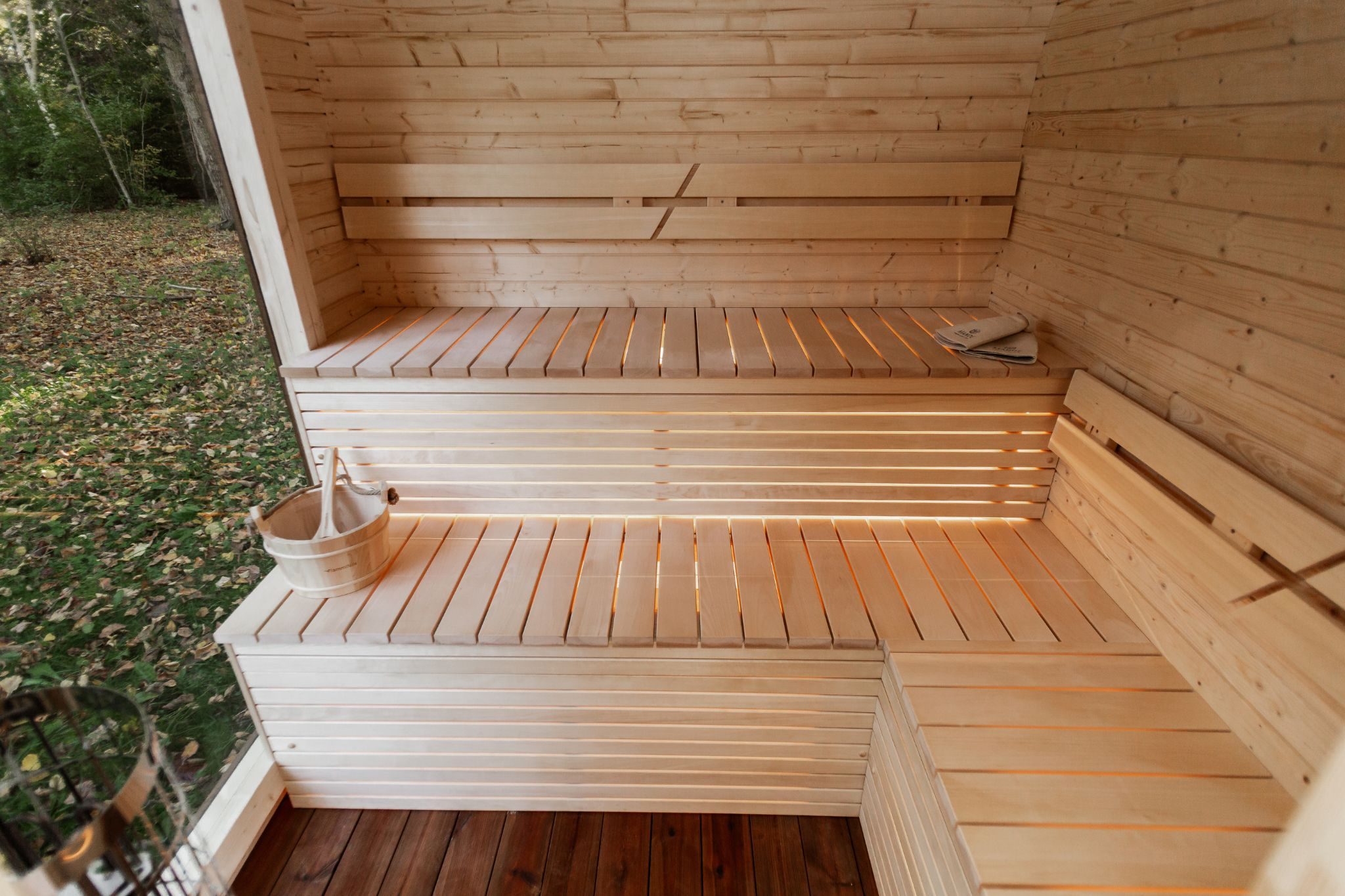 Sauna LUX REVERSE s predsieňou 245×400 - 3 Sauna LUX REVERSE s predsieňou 245×400