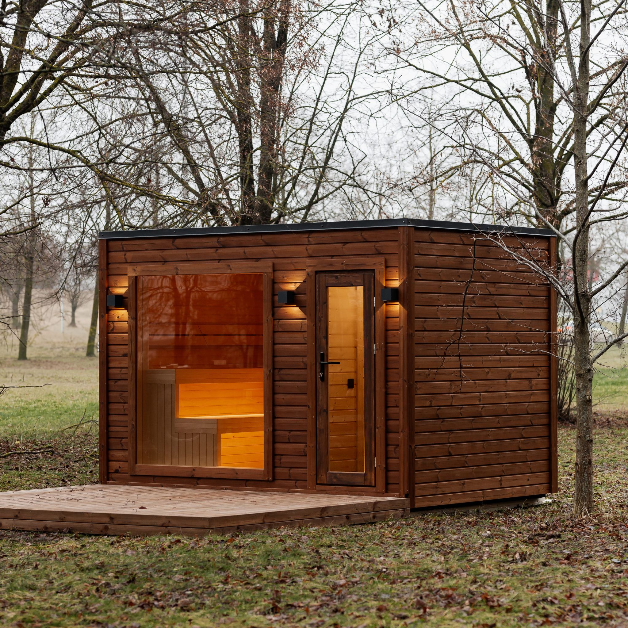 Izolovaná rámová sauna 245×340 - 12