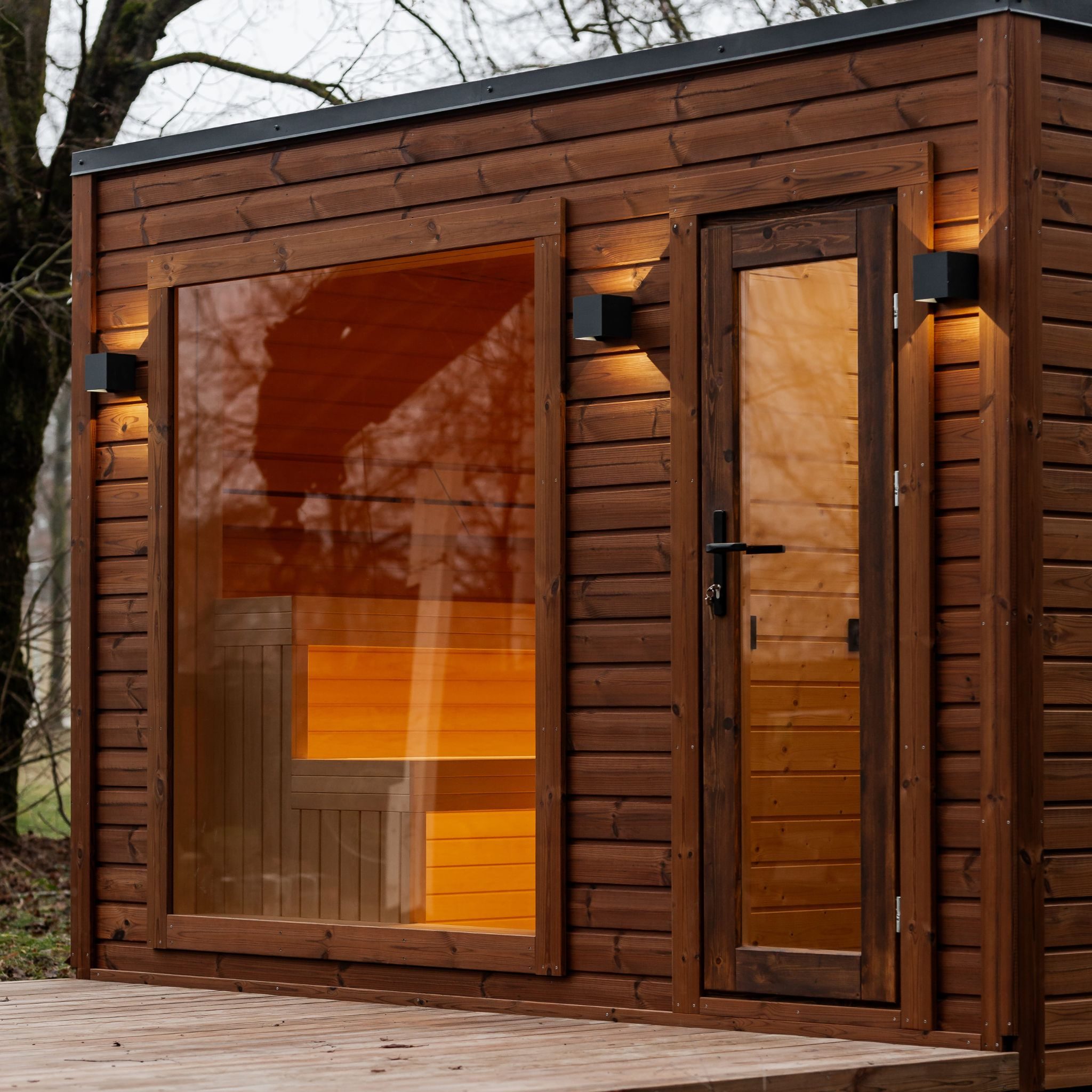 Izolovaná rámová sauna 245×340 - 23