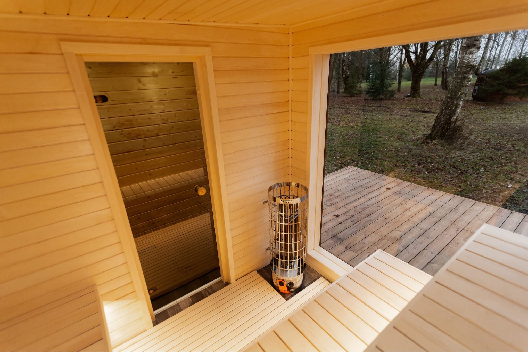 Izolovaná rámová sauna 245×340 - 31