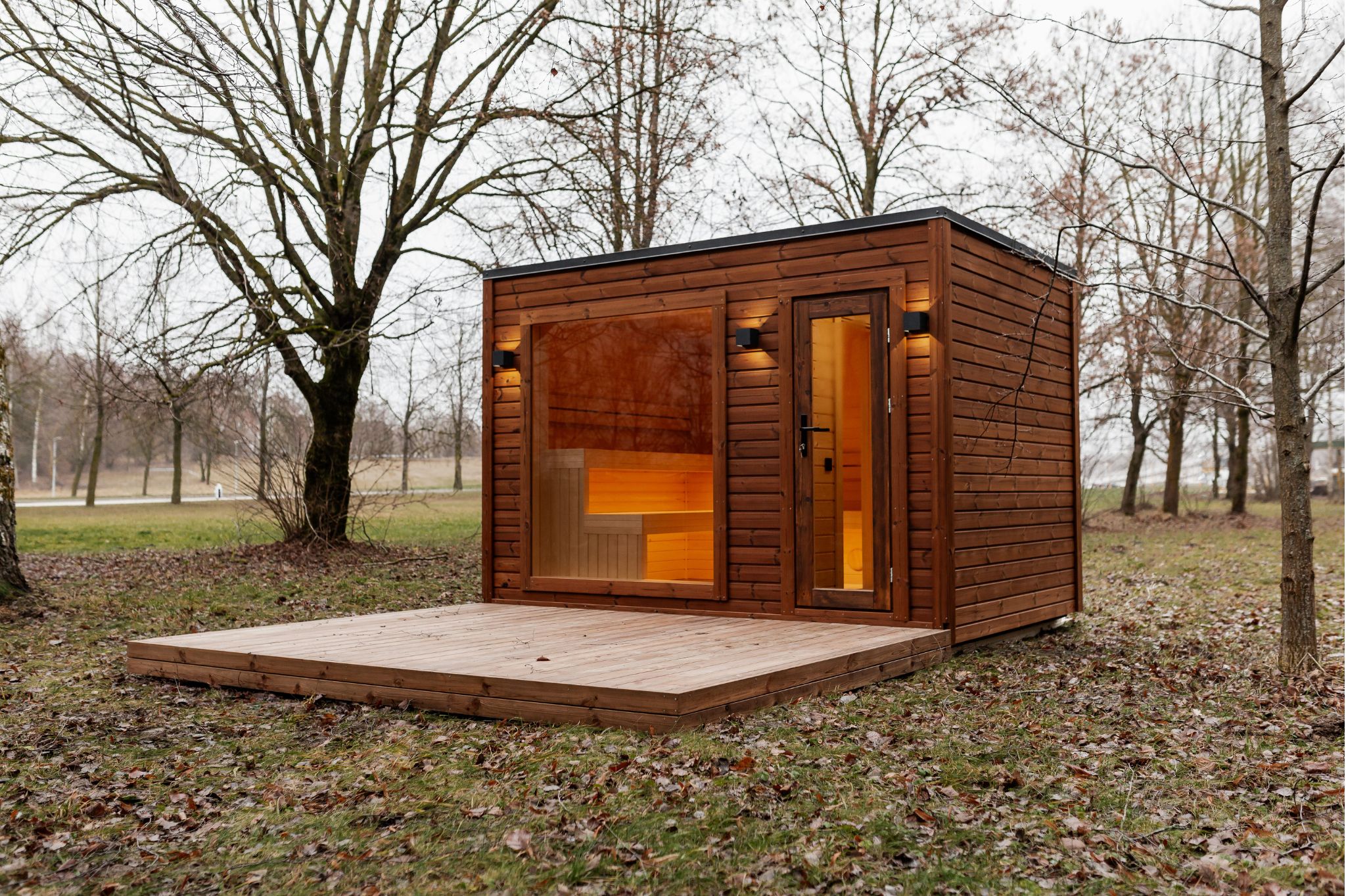 Izolovaná rámová sauna 245×340 - 35