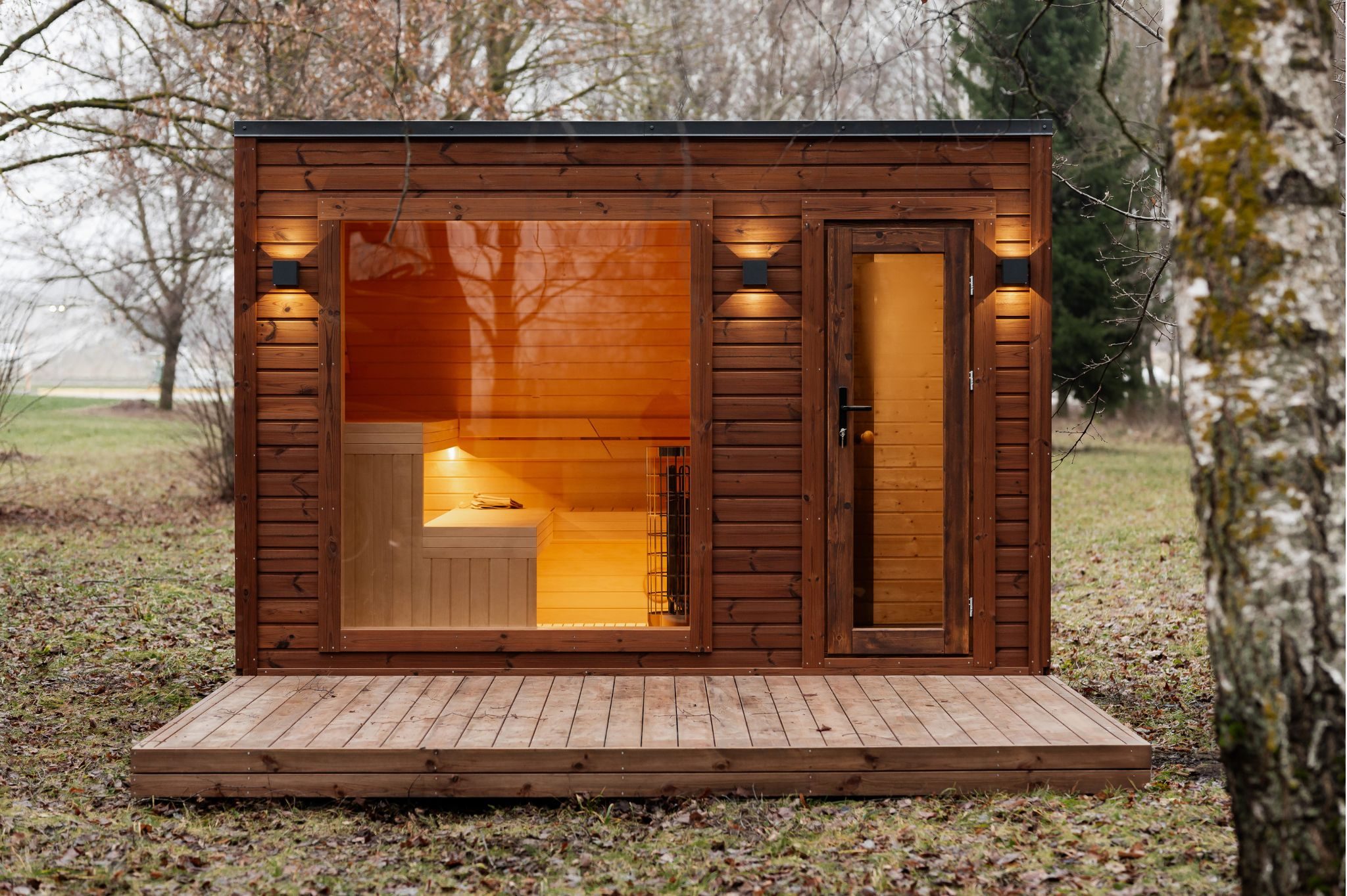 Izolovaná rámová sauna 245×340 - 37