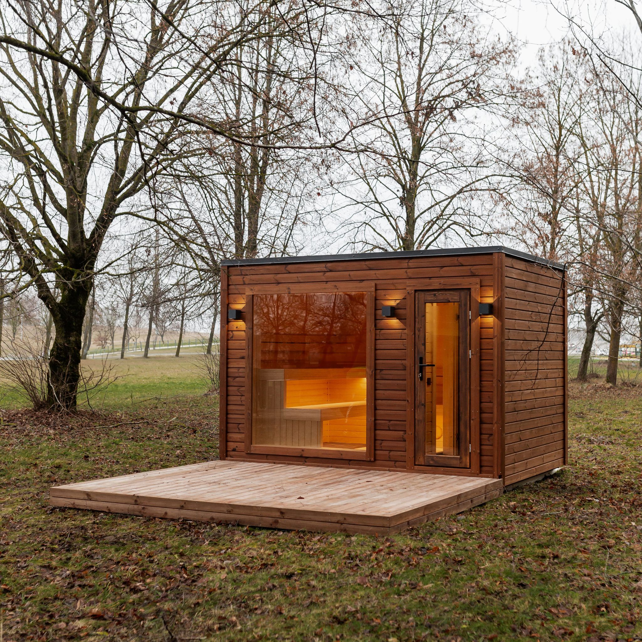 Izolovaná rámová sauna 245×340 - 4