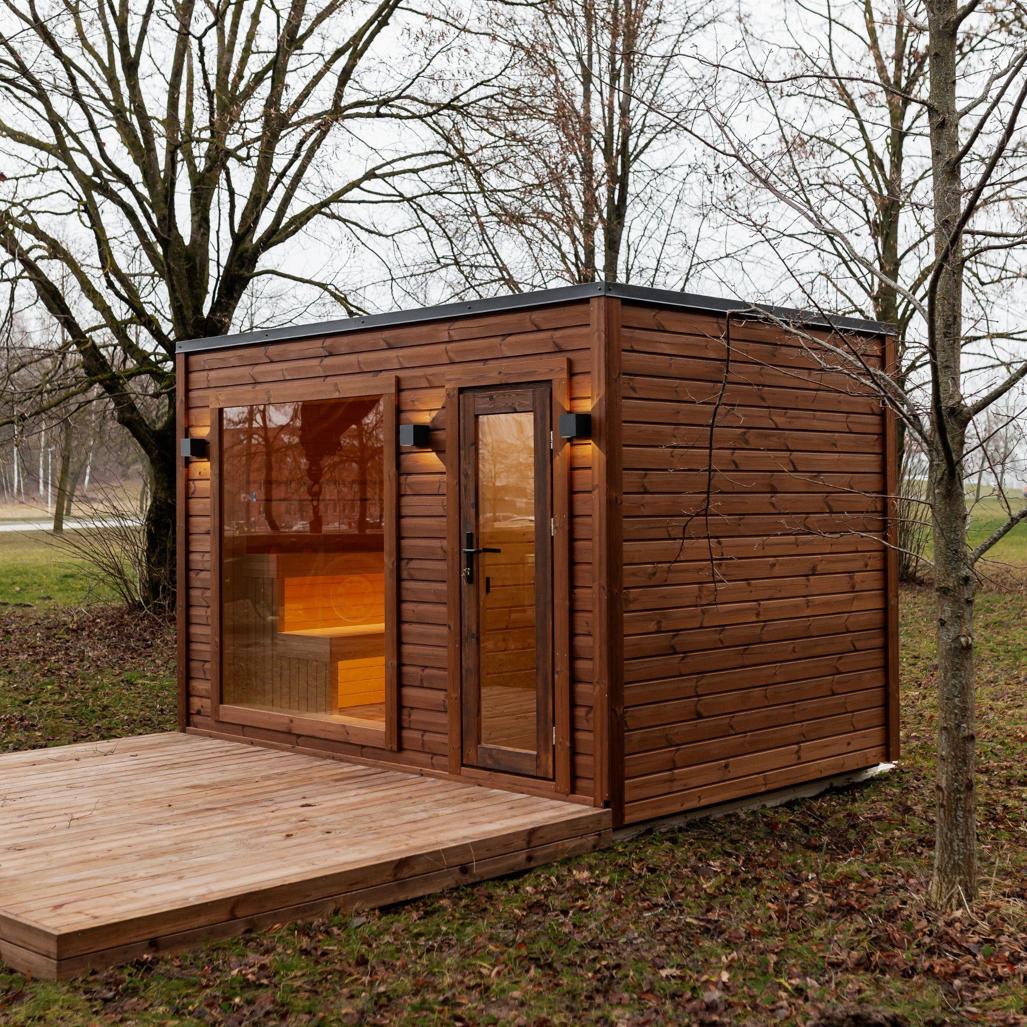 Izolovaná rámová sauna 245×340 - 5