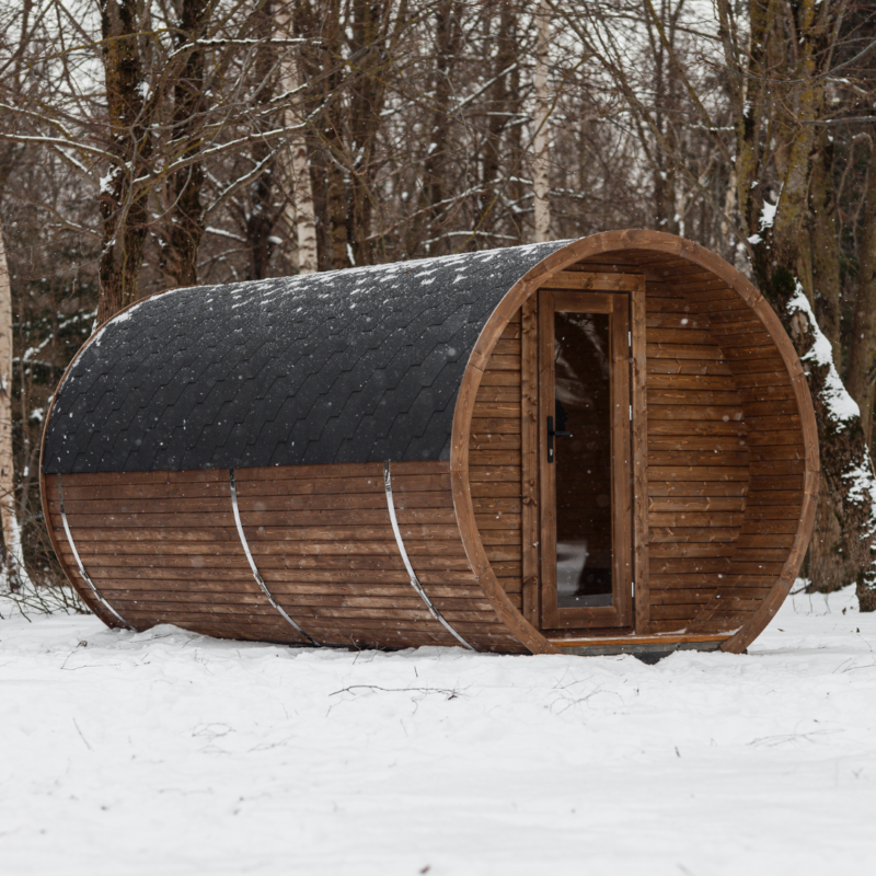 Okrúhla sauna 4,5M s predsieňou