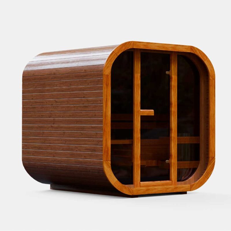 Vnútorná Mini Cube sauna 2 m (DIY)